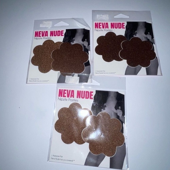 Other - Neva Nude  Petal Nipztix Pasties Covers for Festivals, Raves, & Lingerie, Medica